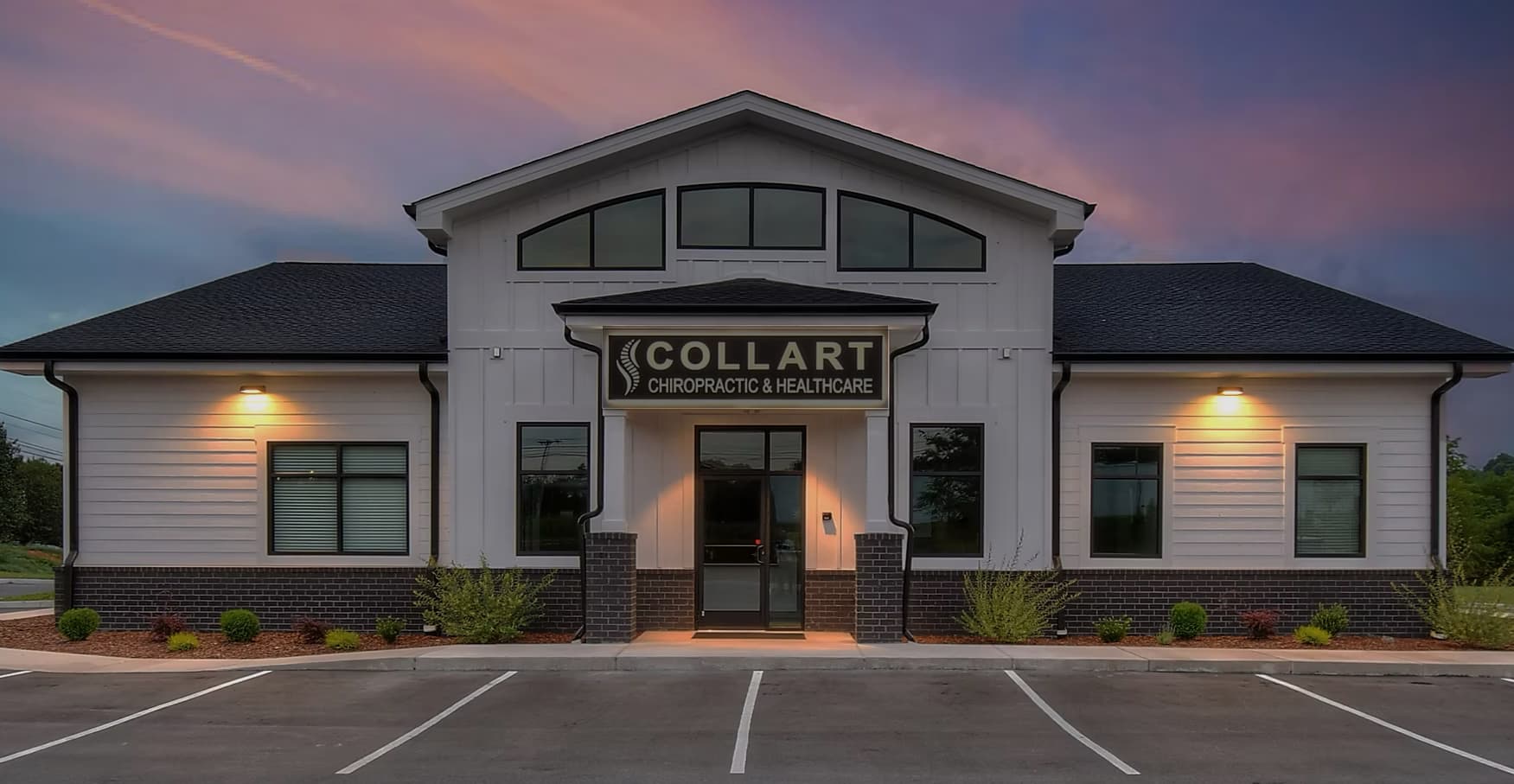 The Collart Chiropractic & Healthcare building in Johnson City, TN