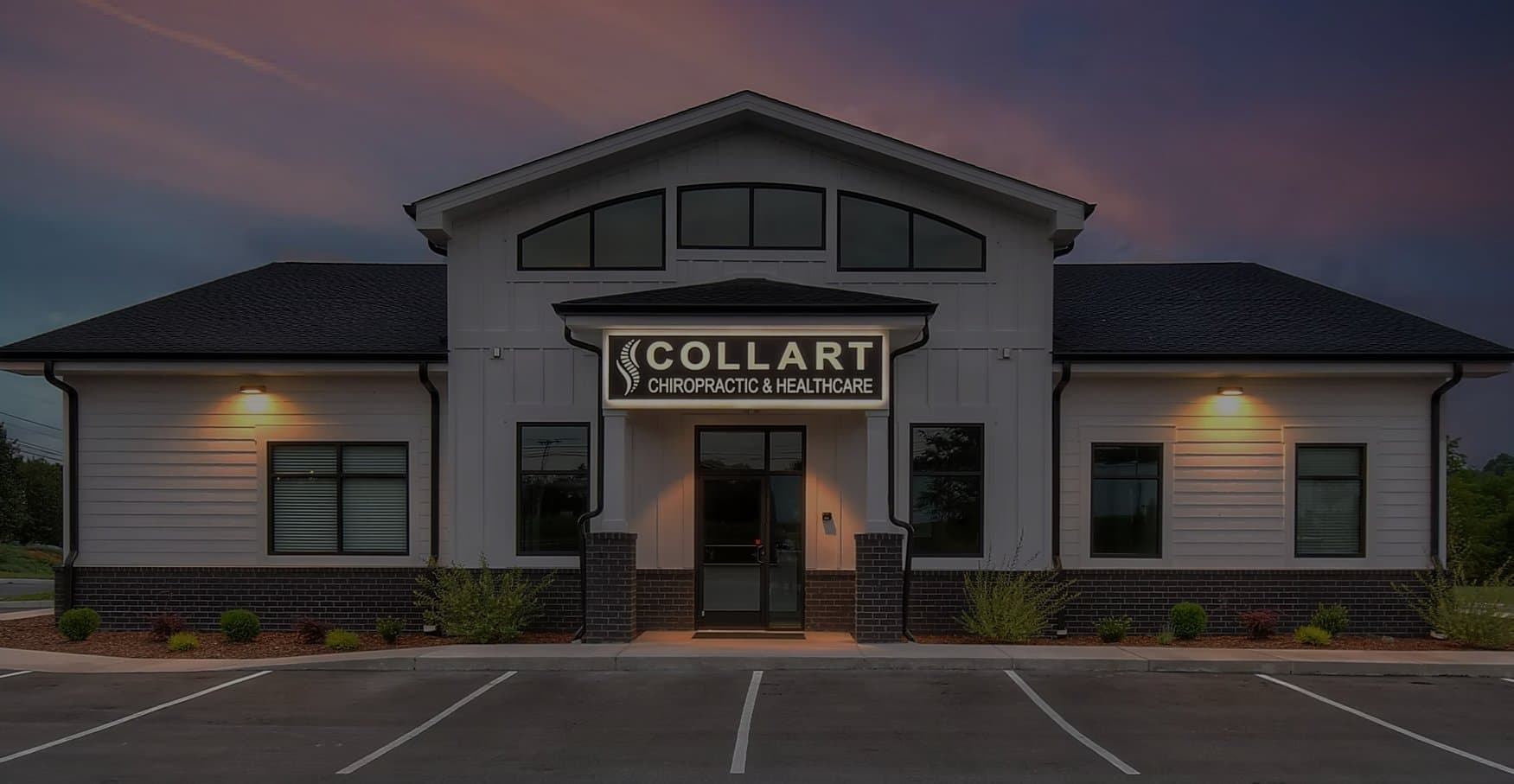 The Collart Chiropractic & Healthcare building in Johnson City, TN
